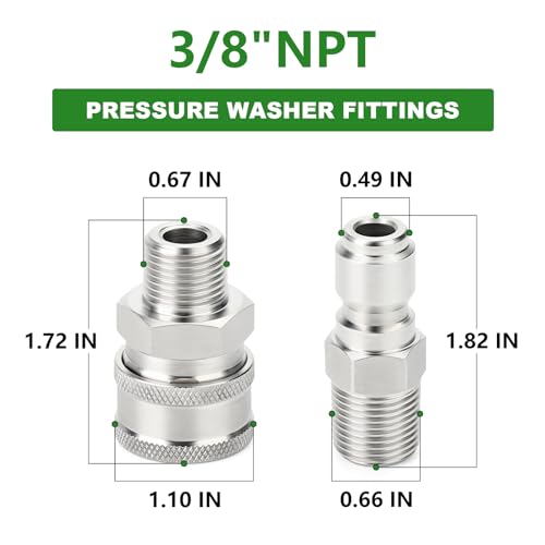 6PCS 304 Stainless Steel 3 (6 Count)