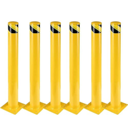 6Pcs Heavy Duty Safety Bollards