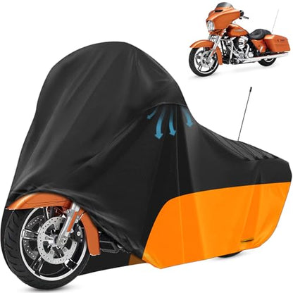 Motorcycle Cover Heavy Duty for Touring Side Box Models