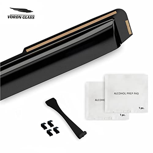 in Channel Extra Durable Rain Guards for Volkswagen Jetta 2019 (4 Count)