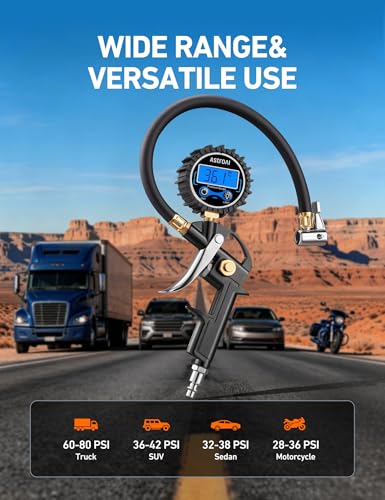 Digital Tire Pressure Gauge with Inflator 3