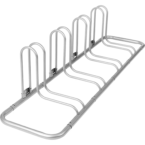 Stash Rack 4 Bike Floor Stand Bicycle Storage Organizer