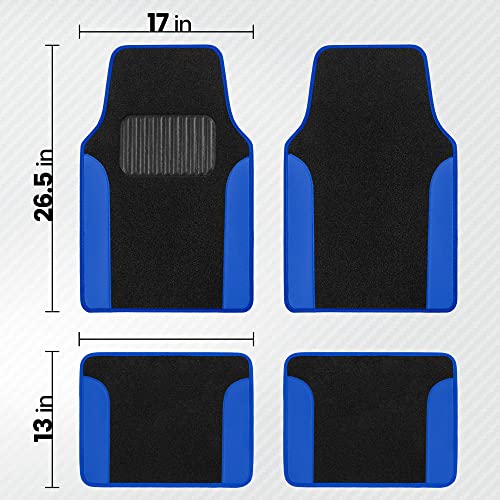 PolyPro Blue Car Seat Covers Full Set with 4