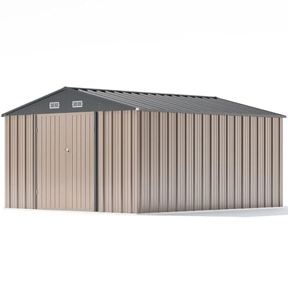10 x 12 FT Metal Storage Shed for Outdoor