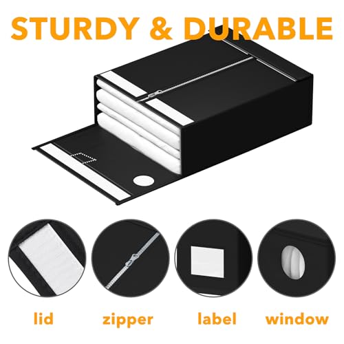9 Pack Bed Sheet Organizers and Storage (9 Count)