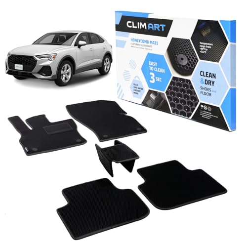 All Weather Car Floor Mats Compatible with Audi Q3 Sportback 2019