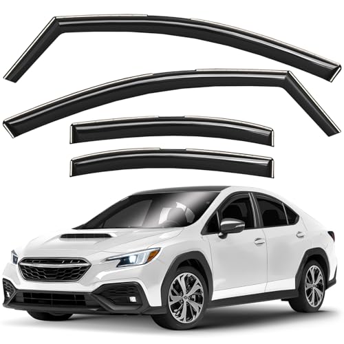 Window Deflectors Smoke Tinted in (4 Count)