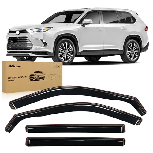 in Channel Window Rain Guards for Toyota Highlander 2020