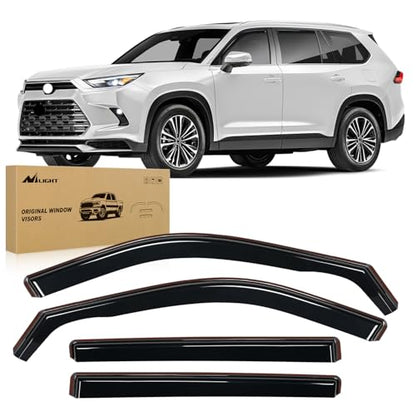 in Channel Window Rain Guards for Toyota Highlander 2020