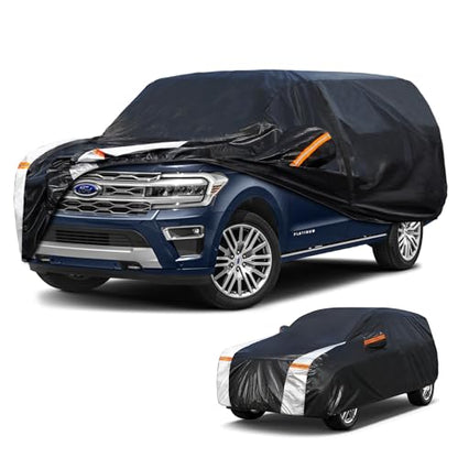 Large SUV Car Cover for Ford Expedition MAX 100% Waterproof All Weather