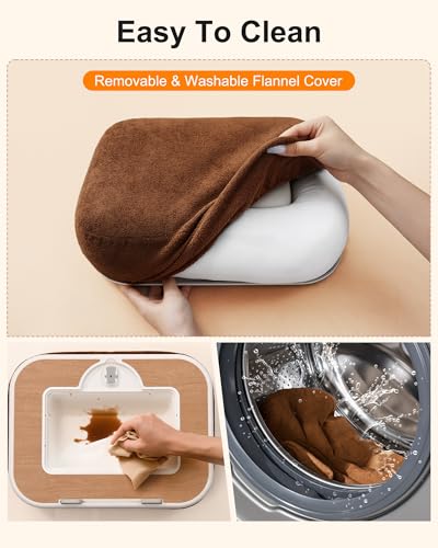 2-in-1 Laptop & Tablet Lap Desk with Cushion for Car Bed Sofa