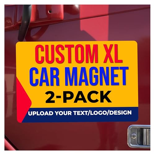 Custom Car Magnet 24x36 Inch 30 Mil 2 Pack (2 Count)