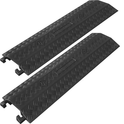 2 Pack 40" Rubber Floor Cable Cover (2 Count)