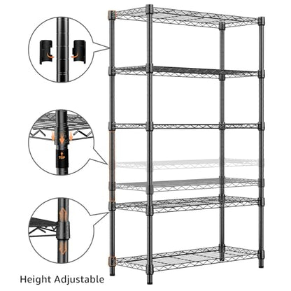 1250 lbs Storage Shelving Utility Shelving Unit 5 (5 Count)