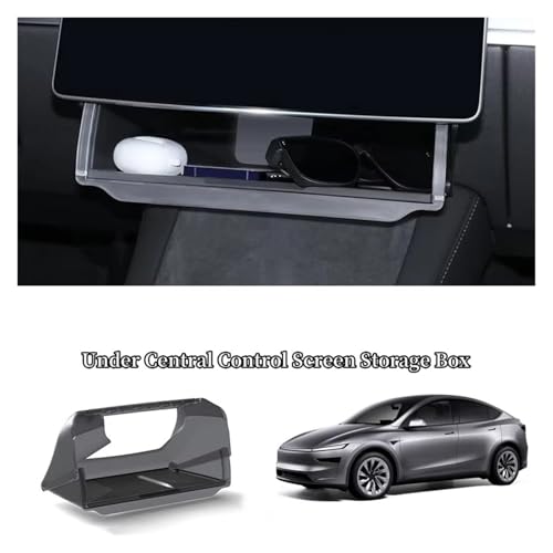 Center Console Screen Under Storage Box Compatible For Tesla Model 3