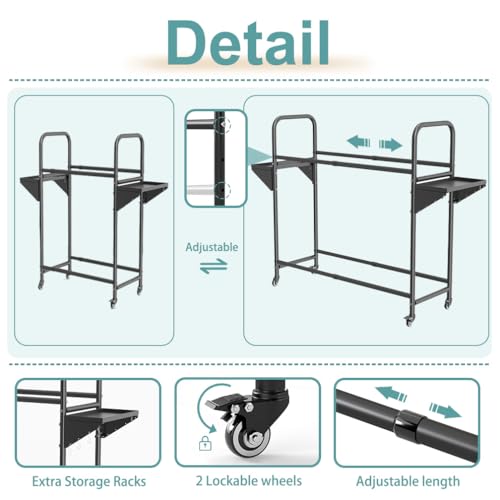 Rolling Tire Storage Rack