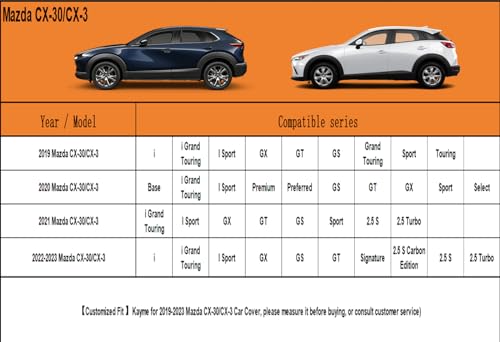 7 Layers Waterproof SUV Car Cover for Mazda CX