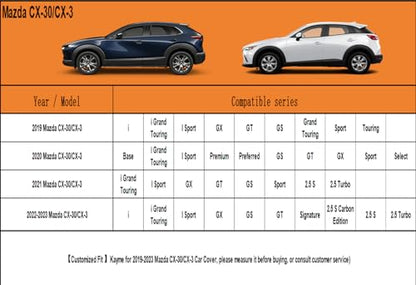 7 Layers Waterproof SUV Car Cover for Mazda CX