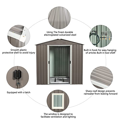 6x5 FT Outdoor Storage Shed