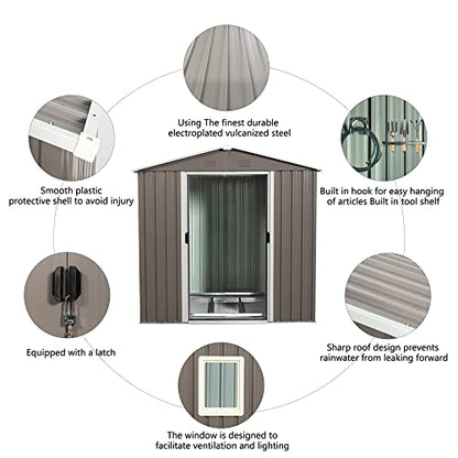 6x5 FT Outdoor Storage Shed