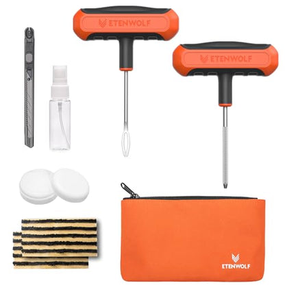 Flat Tire Repair Kit with Plugs 16 Pcs