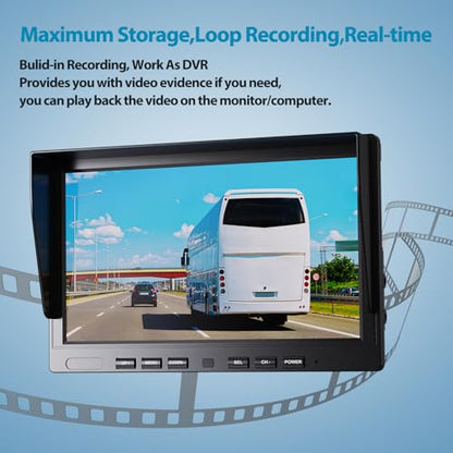 HD 1080P Dual Wired Backup Camera