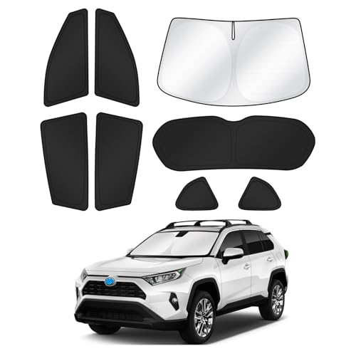 Windshield Sun Shade for Toyota RAV4 2013 (8 Count)