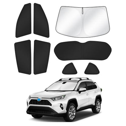 Windshield Sun Shade for Toyota RAV4 2013 (8 Count)