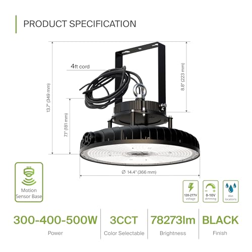 500W LED High Bay UFO Lighting