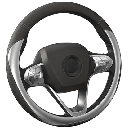 Car Leather Steering Wheel Cover