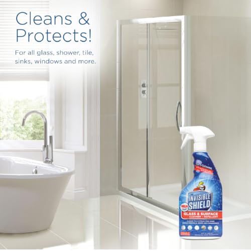 Glass & Surface Cleaner and Repellent 32 fl. oz. Cleans and Protects against future dirt on multi surfaces by UNELKO (64 Fl Oz)