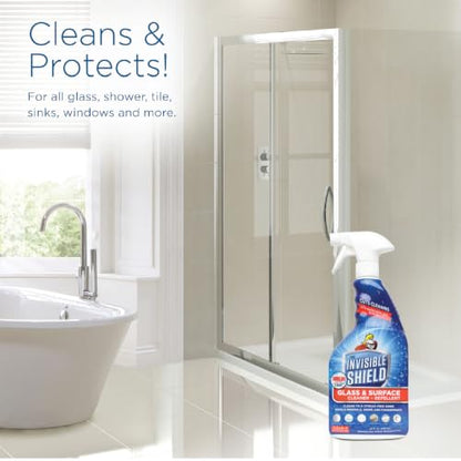 Glass & Surface Cleaner and Repellent 32 fl. oz. Cleans and Protects against future dirt on multi surfaces by UNELKO (64 Fl Oz)