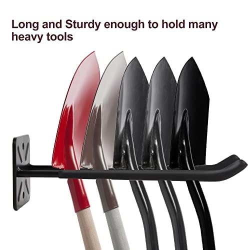 4 Pack Metal Wall Mount Garage Double Storage Hooks (4 Count)