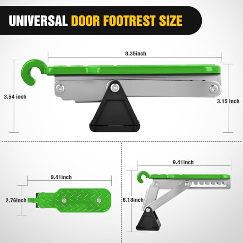 Car Door Step Universal Aluminum Latch Step for Car Roof Access Portable Folding Car Door Latch Hook Step Multi