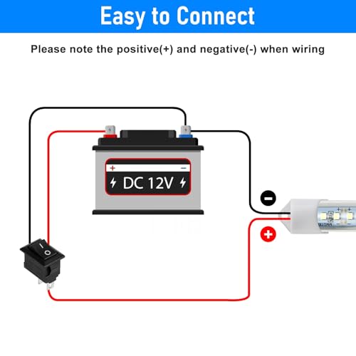 4PCS 12V LED Interior Light Bar (4 Count)