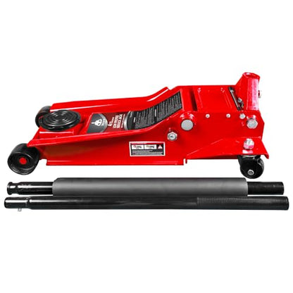 4 Ton Floor Jack Hydraulic Low Profile Floor Jack with Dual Piston Quick Lift Pump