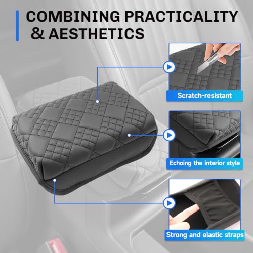 for 2027 Kia Seltos Armrest Cover Pad [Gas Only