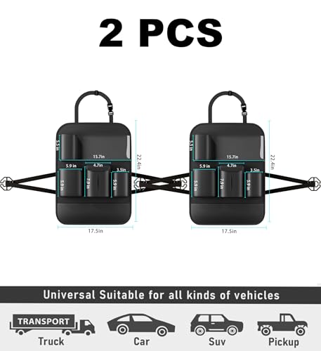 Backseat Car Organizer with Touch Screen