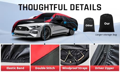 Car Cover Waterproof Custom Fit for Ford Mustang 1994