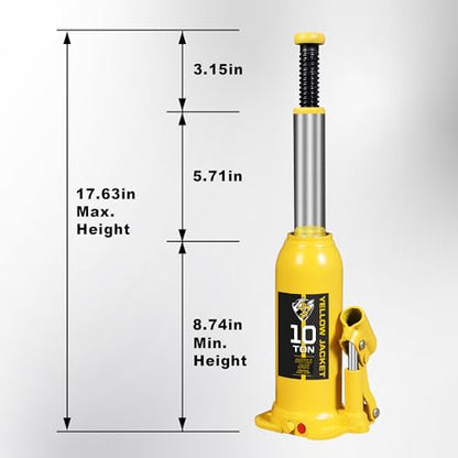 10 Ton Muti Directional Welded Bottle Jack