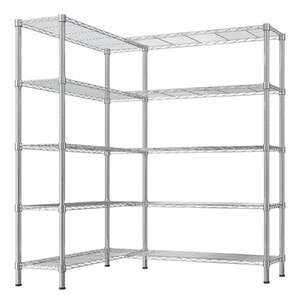 5 Tier Storage Shelves 1430LBS Heavy Duty Metal Shelving