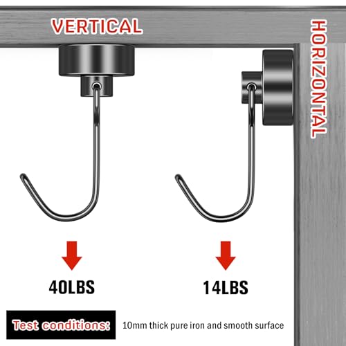 6 Pack Magnetic Hooks (6 Count)
