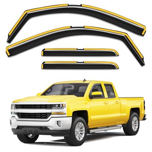 Window Rain Guards for Chevy Silverado