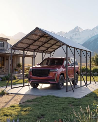 13x21x11 ft Vertical Roof Metal Carport Kit