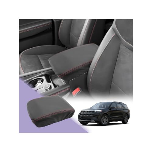 2026 Explorer Center Console Cover Compatible with 2020 2021 2022 2023 2024 2025 2026 Explorer Active