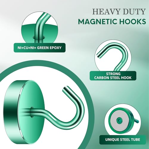 Magnetic Hooks Steel Tube Design for Cruise (10 Count)