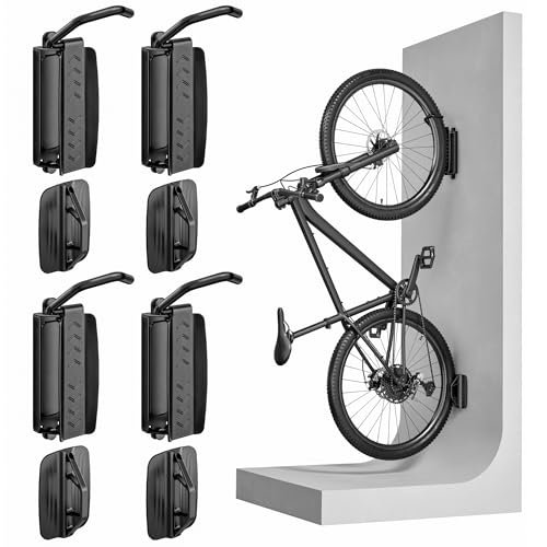 Bike Wall Mount for Garage (4 Count)