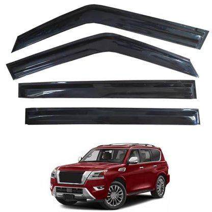 Outside Rain Guards Compatible with Nissan Armada 17 (4 Count)