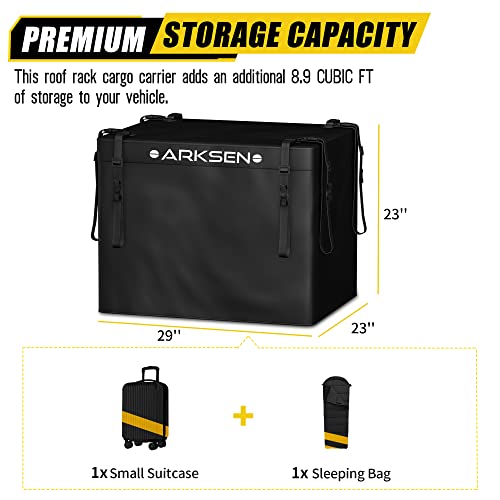 8.9 Cu Ft Waterproof Hitch Cargo Carrier Bag