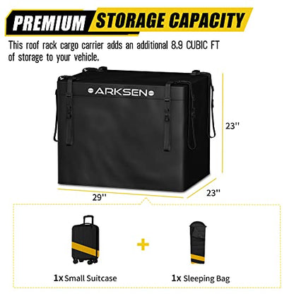 8.9 Cu Ft Waterproof Hitch Cargo Carrier Bag